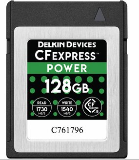 Карта памяти Delkin Devices Power CFexpress Type B 128GB