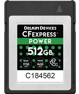 Карта памяти Delkin Devices Power CFexpress Type B 512GB