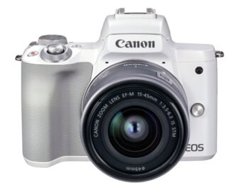 Фотоаппарат Canon EOS M50 Mark II Kit EF-M 15-45mm IS STM - белый